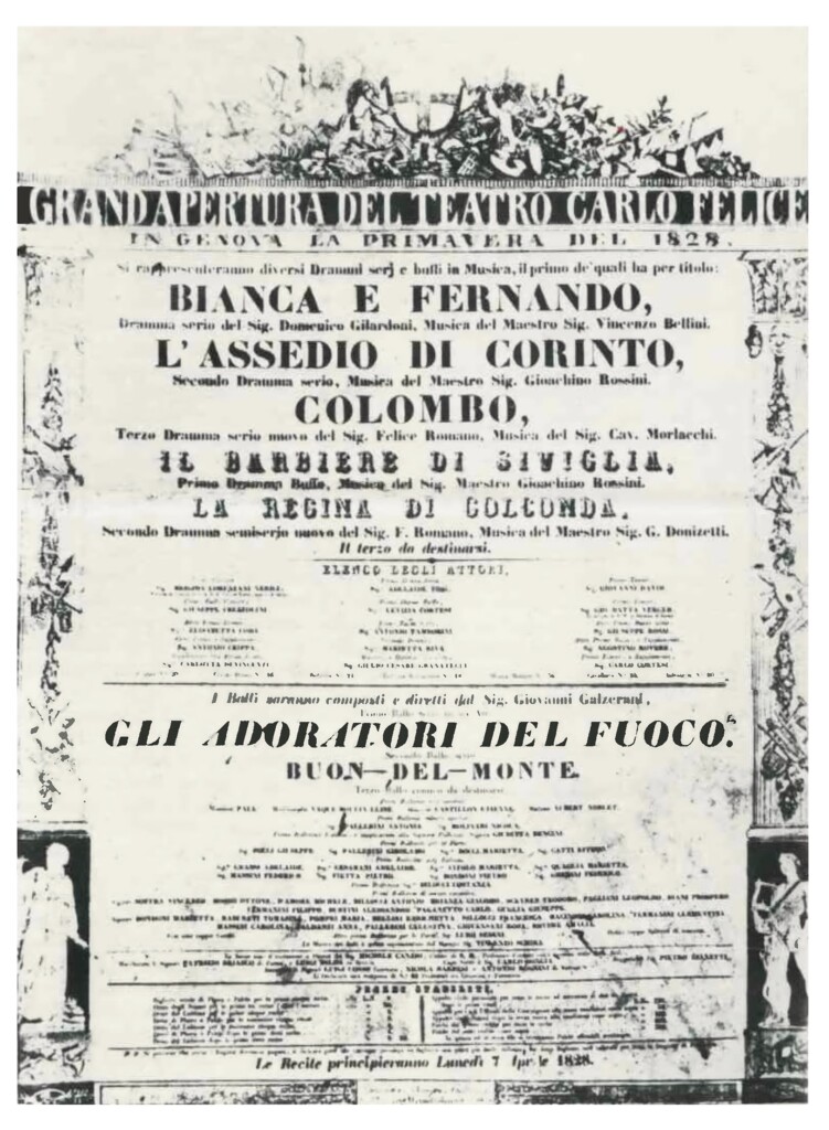 Teatro Carlo Felice 1828 Bianca e Fernando