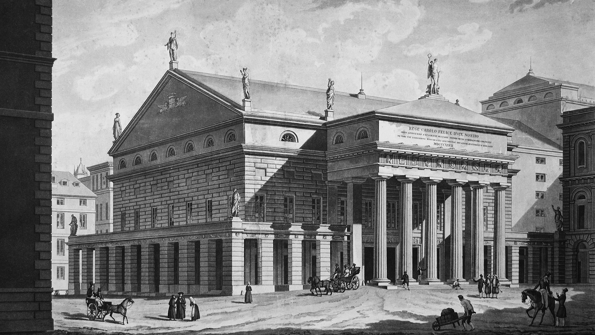 Teatro Carlo Felice print