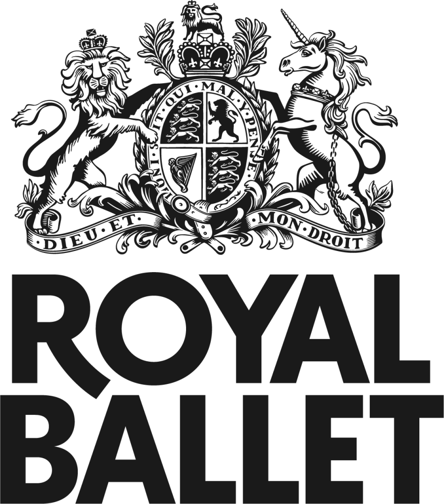 Royal Ballet Primary Lockup Crest Positive Black RGB